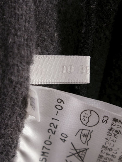 トゥービーシック W5M70-221-09 ワンピース 40 ブラック ウール混 ITUQYVL4OIQK