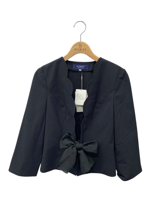 エムズグレイシー Scallop Jacket 814309 ジャケット 36 ブラック スカラップ ITSCP8SFLV9U