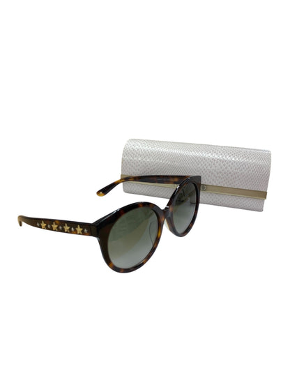 ジミーチュウ ASTAR 086HA サングラス ブラウン セルフレーム フルリム ラウンド（丸メガネ）スタースタッズ IT6HGF74939W 【SALE】