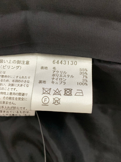 ルネ 6443130 36 ブラック ツイード ロングジレ ITK5FLLMD07M