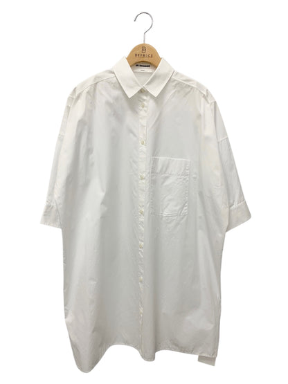 ジルサンダー JSXQ600605 WQ244300 シャツ 36 ホワイト ロング オーバーサイズ IT77E27EL0WK
