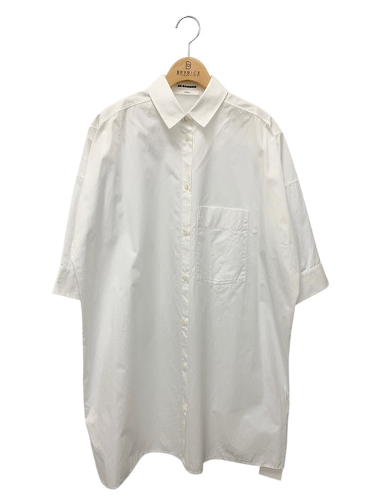 ジルサンダー JSXQ600605 WQ244300 シャツ 36 ホワイト ロング オーバーサイズ IT77E27EL0WK