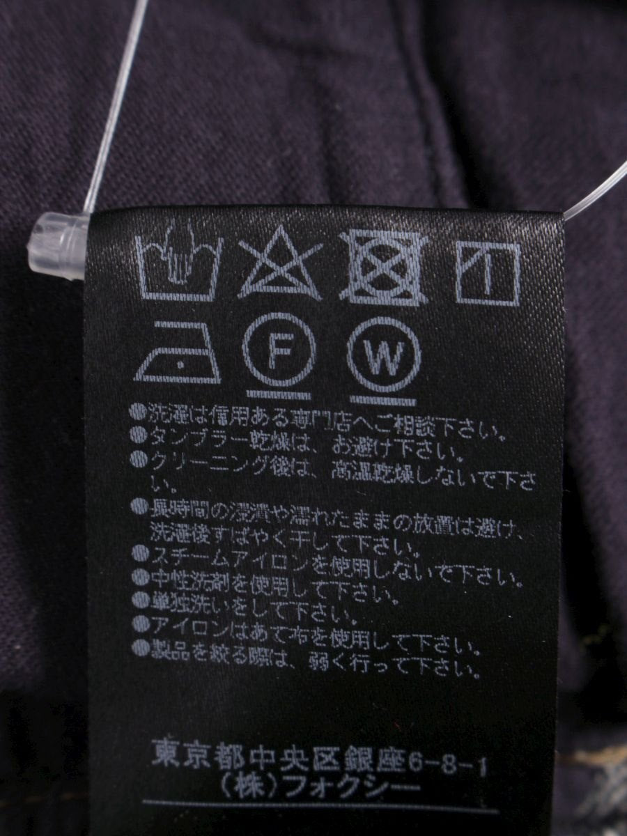 フォクシーニューヨーク 35806 デニムパンツ 38 チャコール コットンBLEND スキニー IT8844PHPGO0