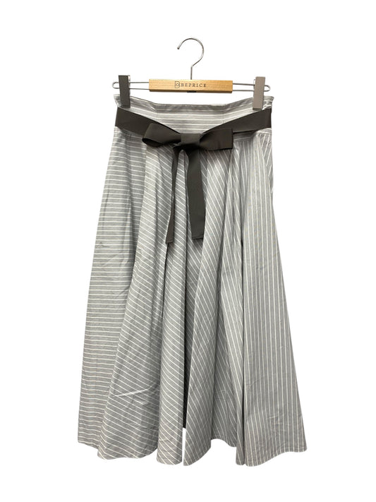 エムズグレイシー 217320 スカート 36 グレー タックフレア ITMK8P5AL0MI 【SALE】