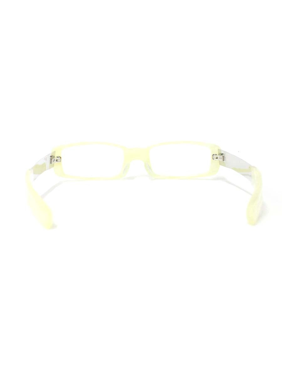 ソリッドブルー S-49 メガネ ホワイト/シルバー コンビフレーム フルリム スクエア ITEIEJFVV3LC