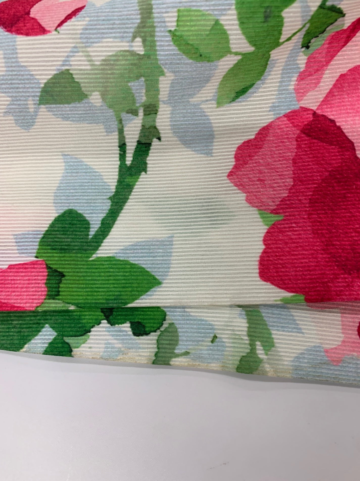 エムズグレイシー 017112 スカート 38 ホワイト 水彩 フラワーモチーフ フレア ITH8TYZIZ3XG