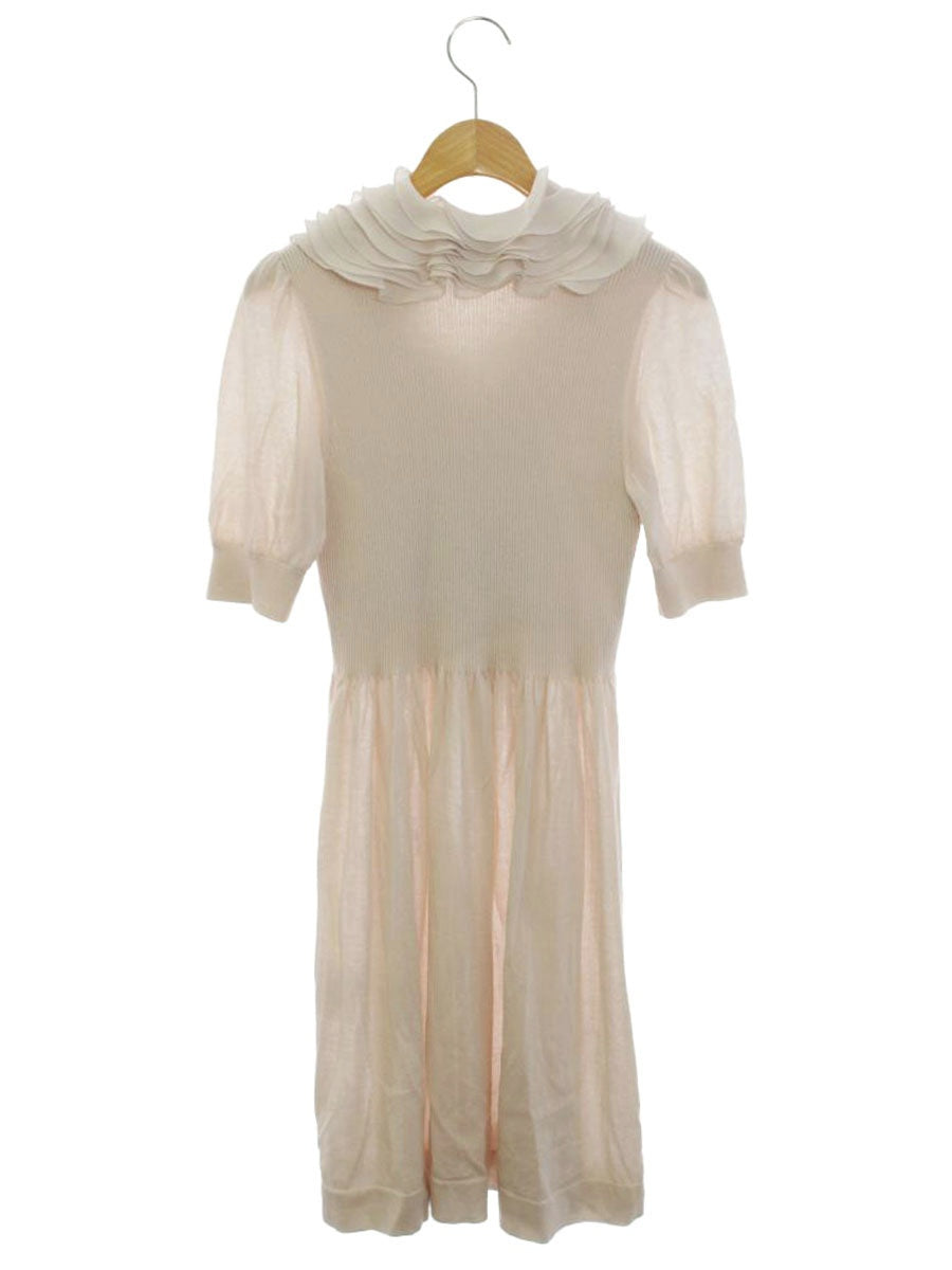 コトゥ W3N25-530-02 ロングカーディガン 38 ベージュ フリル ITXR2910GSR4