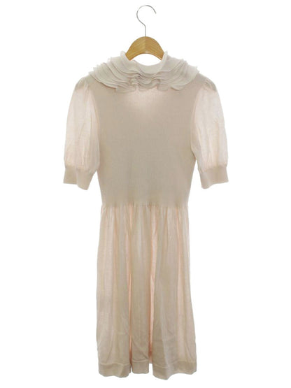 コトゥ W3N25-530-02 ロングカーディガン 38 ベージュ フリル ITXR2910GSR4