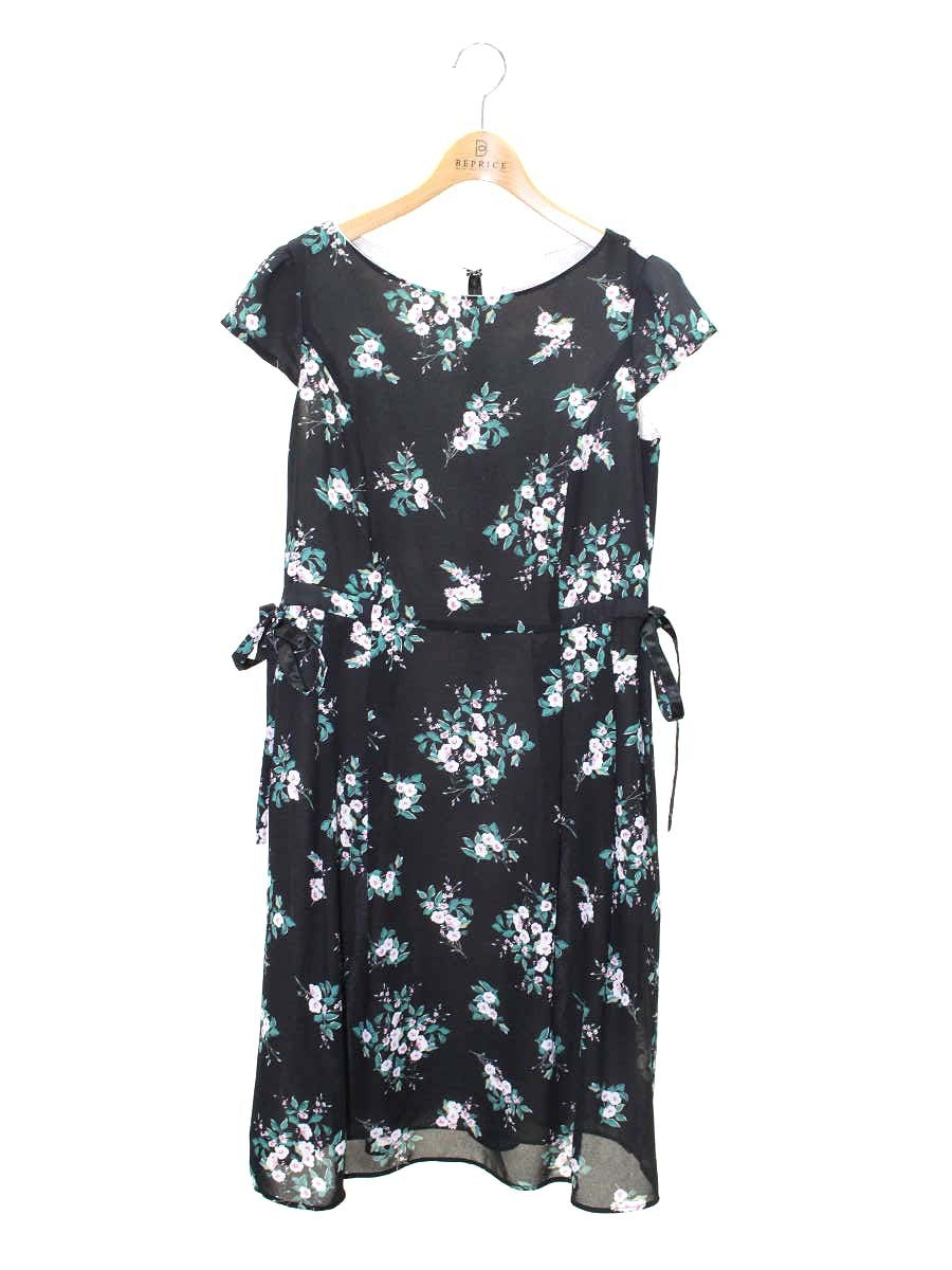 トッカ CHEERFUL JOY BOUQUET DRESS OPTOIZ0772 ワンピース 4 ブラック フラワープリント ITTR1XCBMPXW