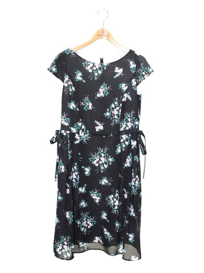トッカ CHEERFUL JOY BOUQUET DRESS OPTOIZ0772 ワンピース 4 ブラック フラワープリント ITTR1XCBMPXW