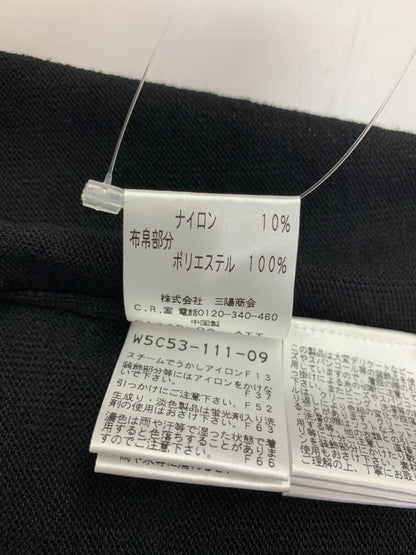 トゥービーシック W5C53-111-09/W5N52-111-09 アンサンブル 2 ブラック スパンコール ビーズ フリル IT9HXLGU5KNK