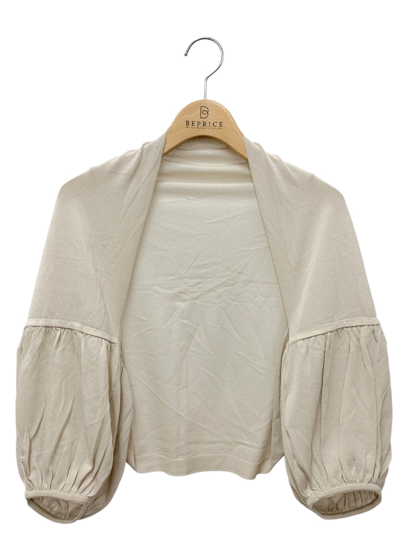 フォクシーブティック Bon Bon 42195 ボレロ F ベージュ パフスリーブ 2023年増産品 ITL65SM1L4C4