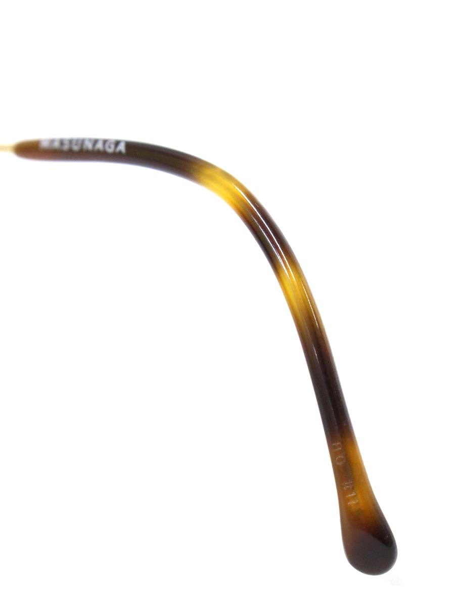 増永眼鏡 GMS-303C メガネ ブラウン/ゴールド コンビフレーム フルリム ボストン ITW3TY8EQZWG