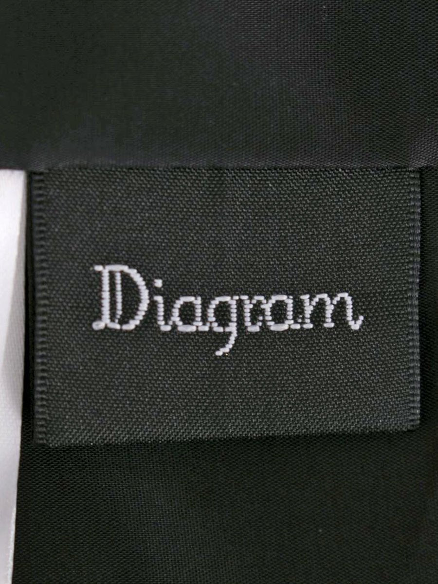 ダイアグラム フリンジタイトジャガードスカート 03224 21219 タイトスカート 36 ブラック ITU913JXUTUO