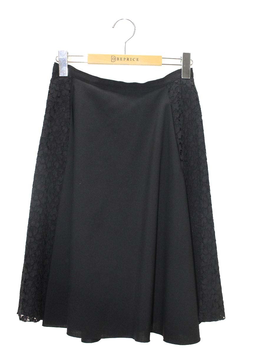 フォクシーブティック Parisienne パリジェンヌ 39321 スカート 38 ブラック レース ITKPBAP6EC0S