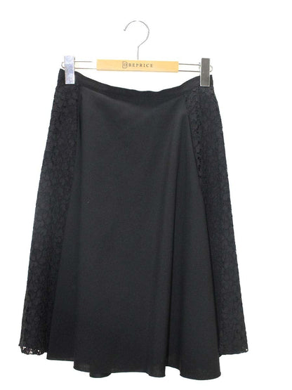 フォクシーブティック Parisienne パリジェンヌ 39321 スカート 38 ブラック レース ITKPBAP6EC0S