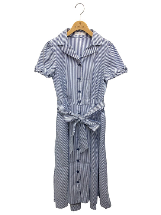 ギャラリービスコンティ 1128064 ワンピース 2 ブルー ストライプ IT4LPU01AAL8 【SALE】