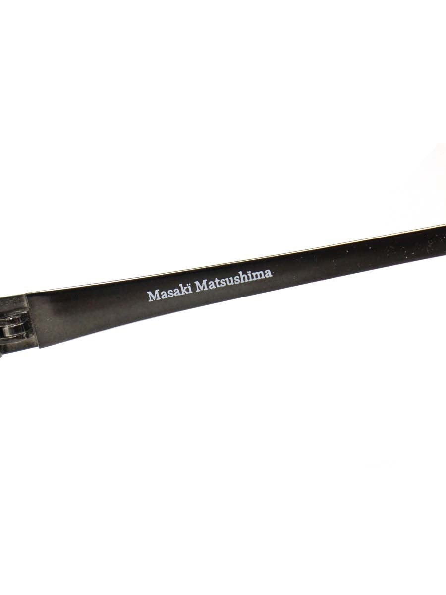 マサキマツシマ MF-1104 メガネ ガンメタル/ブラック ハーフリム ブロー COL.4 ITMYPSWOWJWH