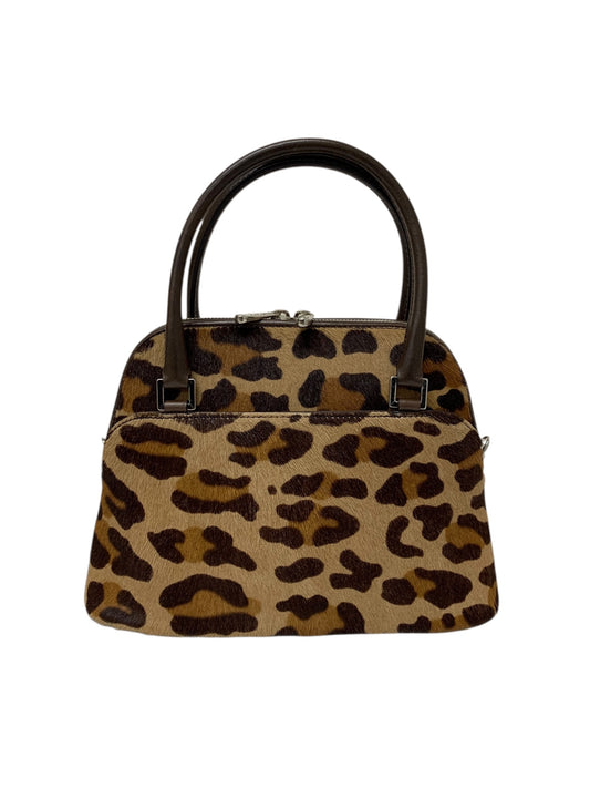 フォクシー マカロンバッグ ハンドバッグ ブラウン レオパード ITR594KF1LCK