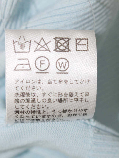 アカネ ウツノミヤ SAL-FK13-1002 カーディガン F ブルー パフスリーブ ITNYEQLWJRS8