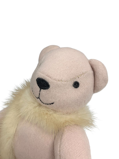 フォクシーブティック キーホルダー ピンク クマ カシミヤ ミンク 受注会ノベルティ ITKMRZONOL60