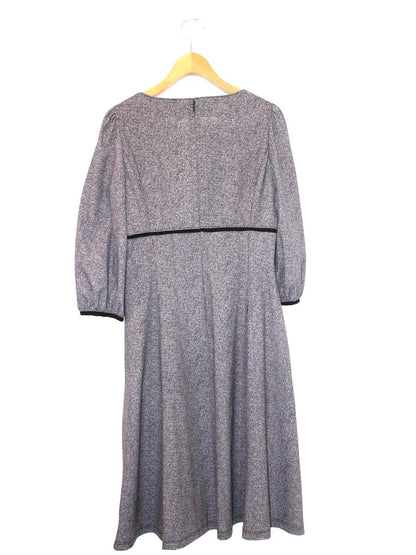 エムズグレイシー Comfortable High Waist Onepiece 011121 ワンピース 38 グレー ITDDV5ZZHSKK