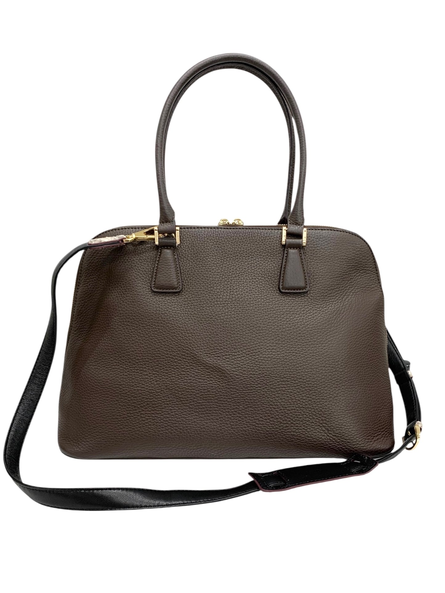 ココセリュックスゴールド ハンドバッグ ブラウン レザー 2WAY ITV08IOYHX06