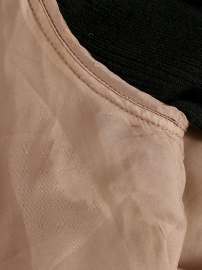 エムズグレイシー 011547 ワンピース 40 ブラウン ステッチ バイカラー ITPK2AY49GRP