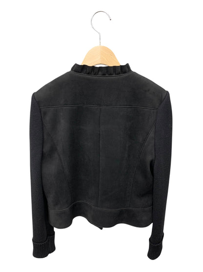 エムズグレイシー Suede Touch Jacket 814532 ジャケット 40 ブラック ITBLL6T4XTA4