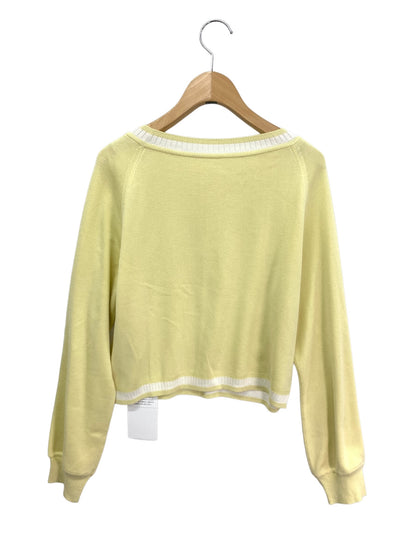 フォクシーニューヨーク KNIT TOP "SHARON" 44133 ニット 40 イエロー シルク IT7Z4UP0Z9GS