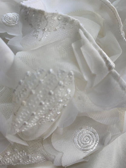 エムズグレイシー 015305 Tシャツ カットソー 40 ホワイト フラワーモチーフ ITA70KQ3VH6C