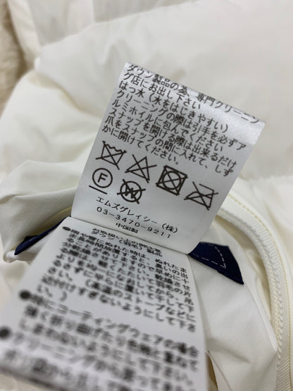 エムズグレイシー リバーシブルダウンコート 219606 42 ホワイト フェイクファー IT9QUIQ220FE