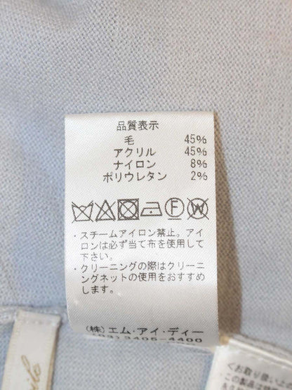 アベニールエトワール トップス 38 ブルー タートルネック ビジュー ITYAX3YCW9RS
