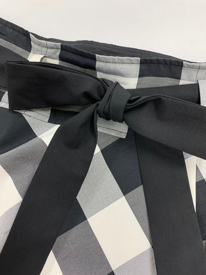 エムズグレイシー 217313 スカート 40 ブラック チェック フレア ITYDNJL9ML78