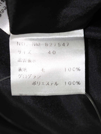 エムズグレイシー 827547 スカート 40 ブラック フリル リボン IT5N0RH6KNAS