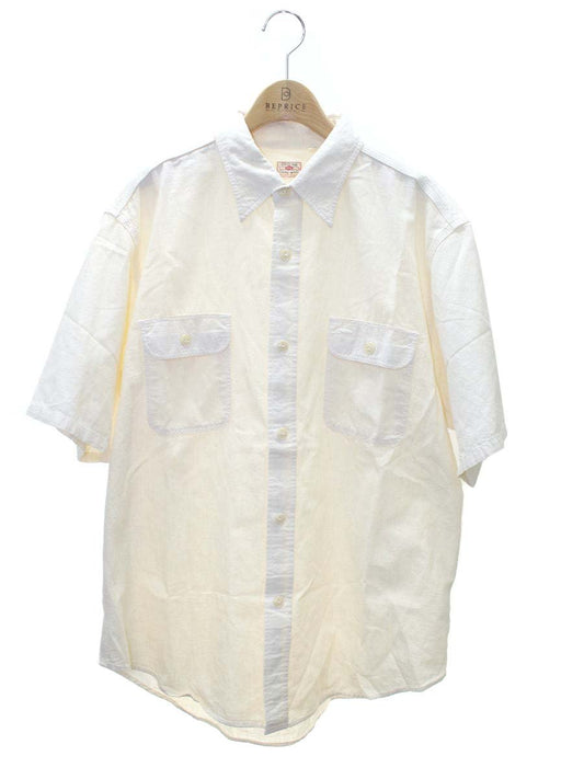 シュガーケーン SC37942 ボタンシャツ XL アイボリー ブラウス コットン IT21QSQS1FGZ