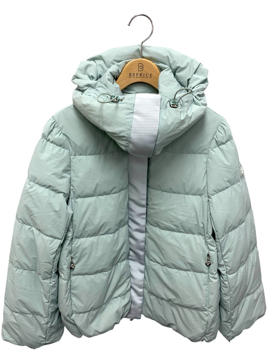 エムズグレイシー 419606 コート 40 ブルー パールワッペン フード IT5VQV5JBHV9