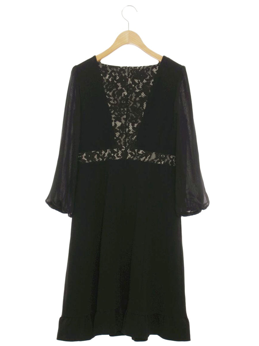 トッカ OPTOHS0001 ワンピース 0 ブラック レース パフスリーブ ITXVI1AJN9IO