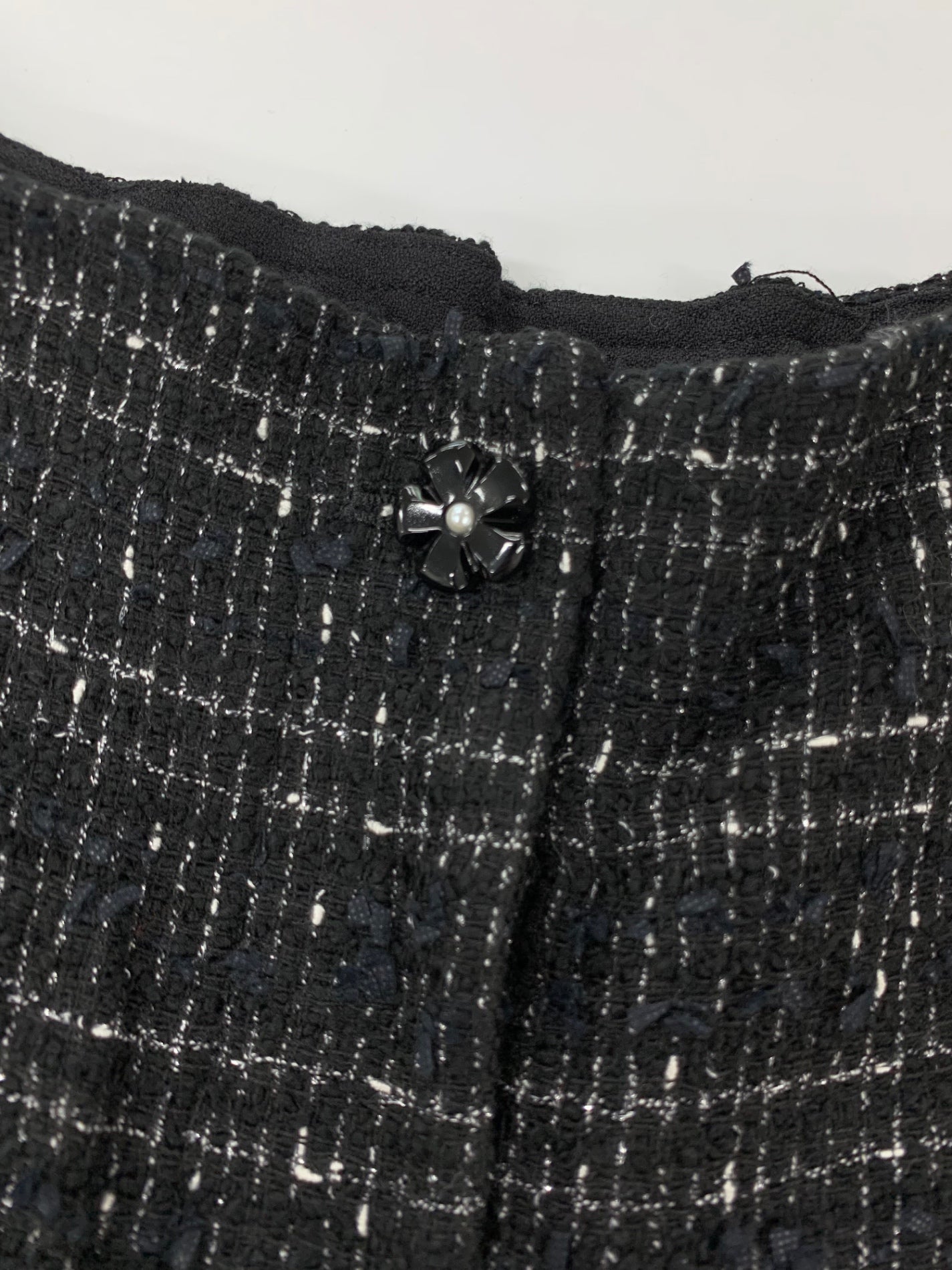 エムズグレイシー 316701 ワイドパンツ 40 ブラック ツイード パール IT9YREBV4GYK