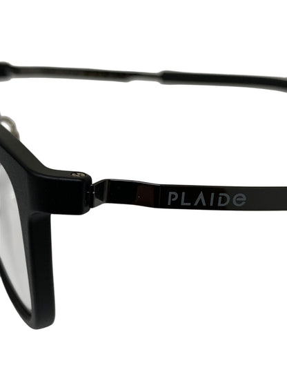フォーナインズ PLAIDE P-15 メガネ ブラック チタニウム スクエア ITMJVIC93VQ8