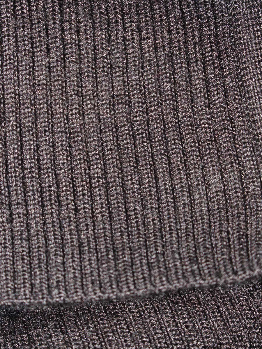 ギャラリービスコンティ 1322864 カーディガン 3 ブラック リボン ITYF9JCHL2MO