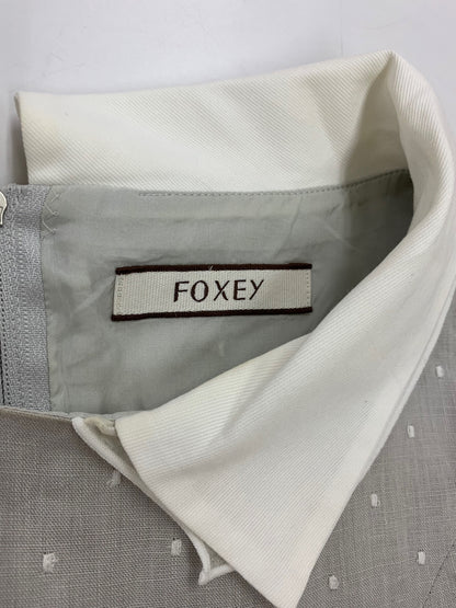 フォクシーブティック Dress Linen Sucre 35399 ワンピース 38 グレー ITV3S30BEUIG