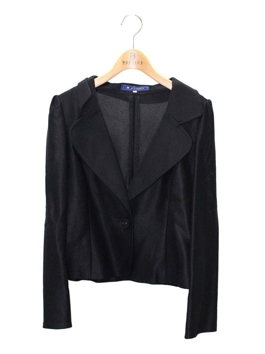 エムズグレイシー 624301 ジャケット 40 ブラック 1B サマー ITL1GUSK2G42