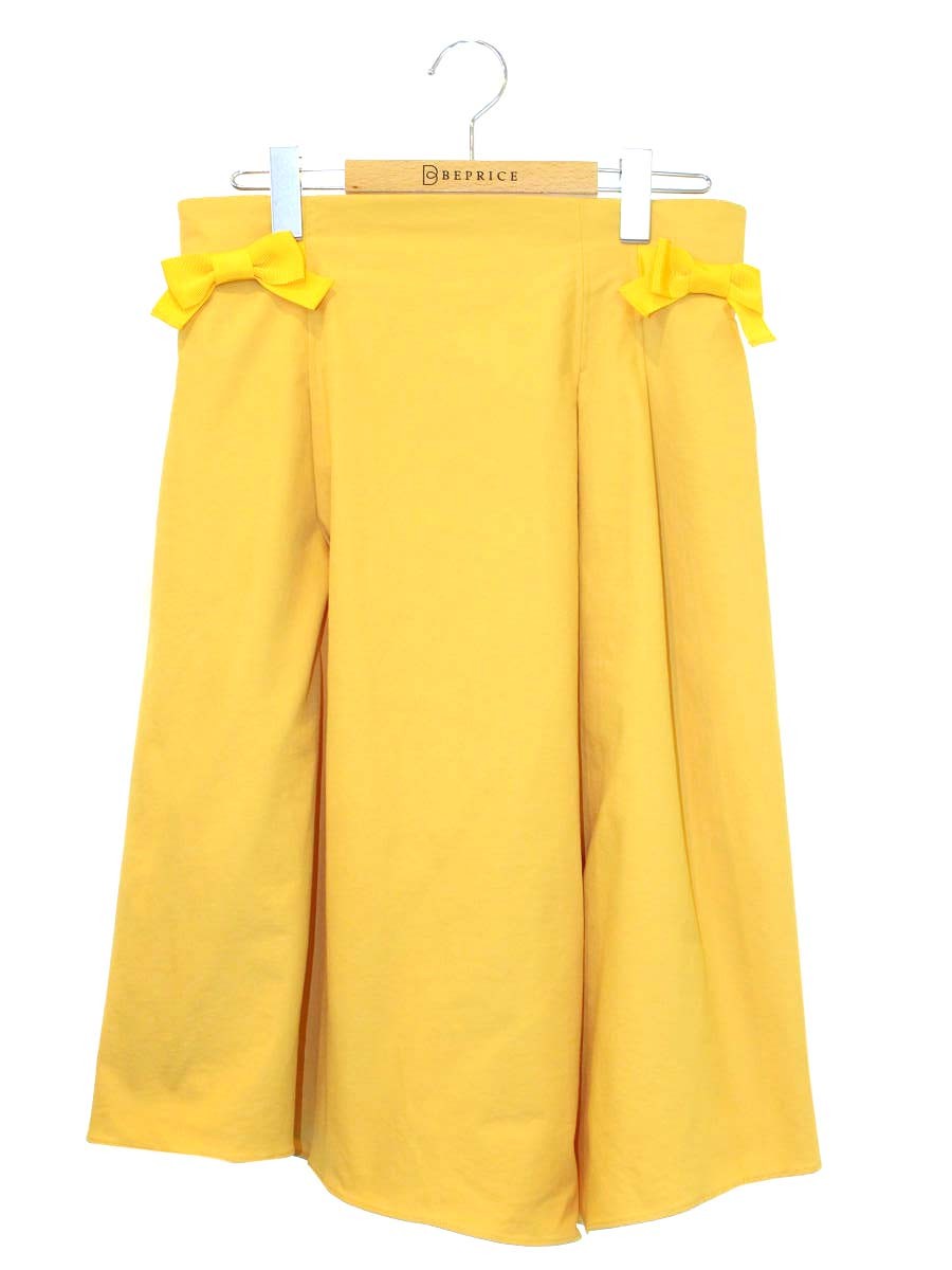エムズグレイシー Asymmetry Skirt 917338 スカート 40 イエロー ITCMU8OIB8CG
