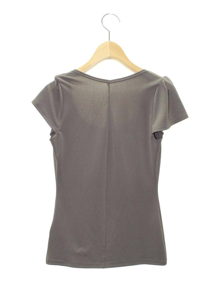 フォクシーニューヨーク Tuck Sleeve Top 27125 トップス カットソー 38 ブラウン IT31IHV7ABPF