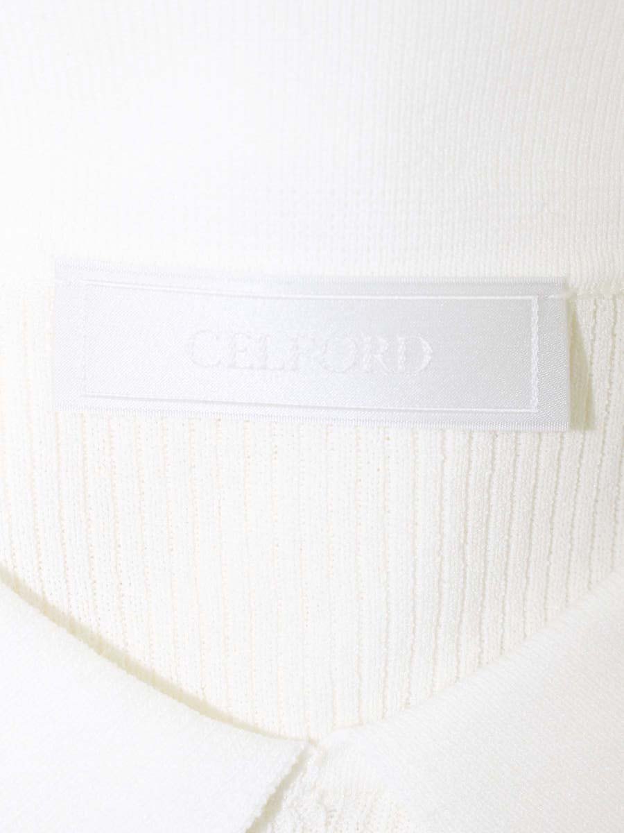 セルフォード カリグラフィーロゴニットプルオーバー CWNT251097 F アイボリー 25年モデル 鈴江奈々アナウンサー着用モデル IT0BUK60C6EG