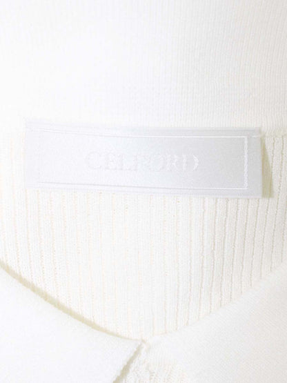 セルフォード カリグラフィーロゴニットプルオーバー CWNT251097 F アイボリー 25年モデル 鈴江奈々アナウンサー着用モデル IT0BUK60C6EG
