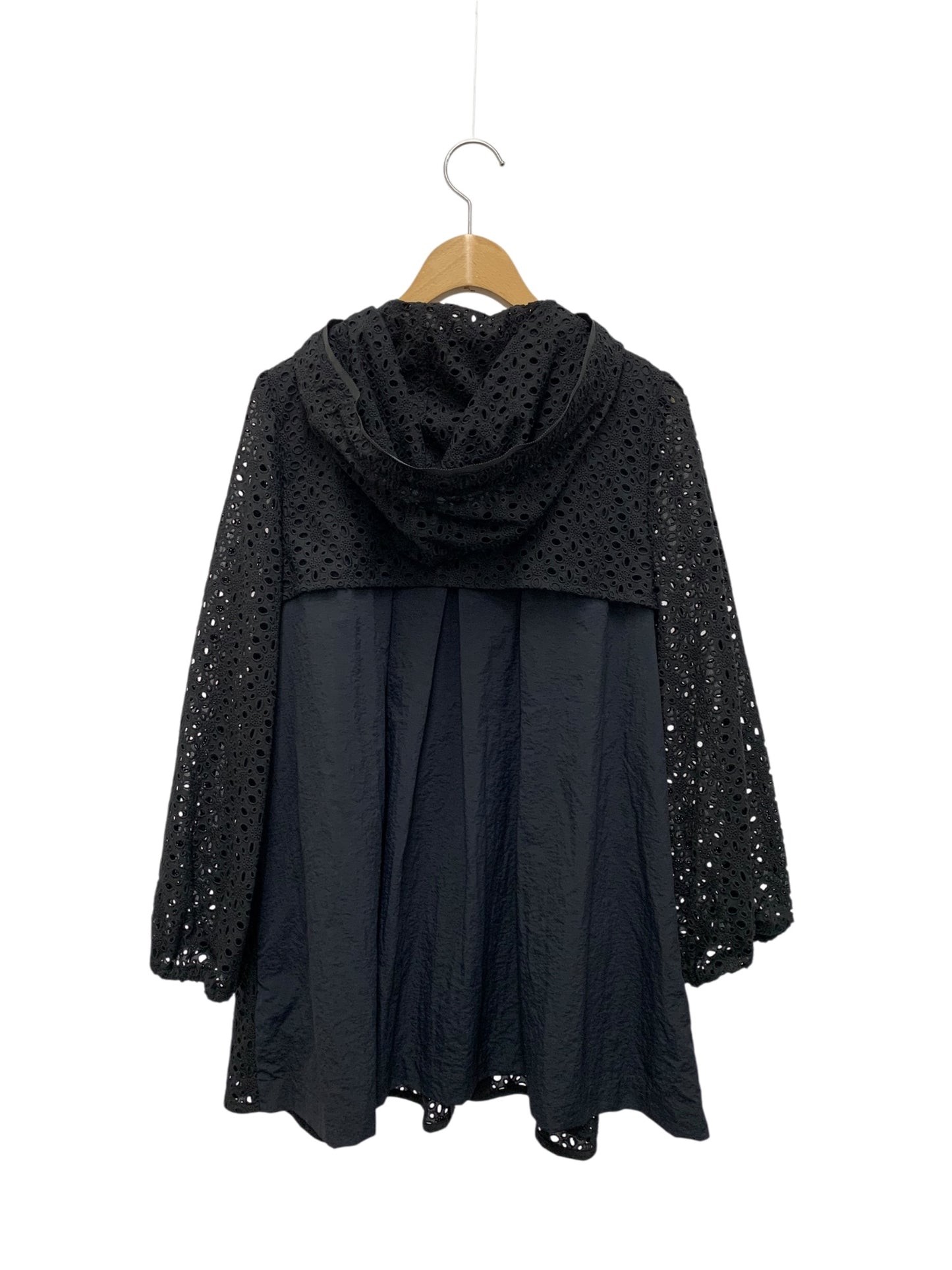 エムズグレイシー 514310 アウター 40 ネイビー レース フード 花 IT4WW1TTSBAU 【SALE】