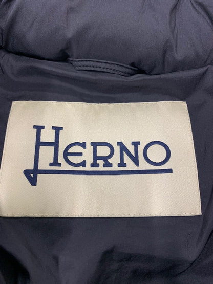 ヘルノ PI0858D 39766 9300 ダウンコート 46 ブラック ニット切替 IT6BVKIH7XT4 【SALE】