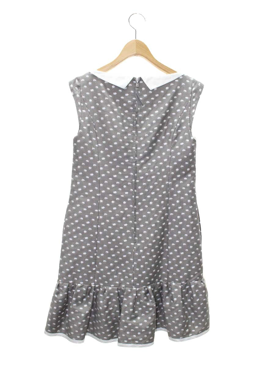 フォクシーブティック Dress White Drop 35610 ワンピース 38 グレー ITDB42YSA4N6